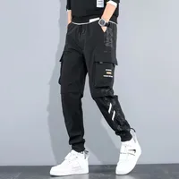 2021 New Pants Men's Korean-Style Fashionable Loose Student  Cropped Chic Casual Working Pants Fashion Brand Ankle Banded main image 5