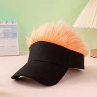 Unisex Cool Style Color Block Curved Eaves Baseball Cap sku image 2