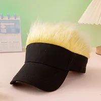 Unisex Cool Style Color Block Curved Eaves Baseball Cap sku image 4