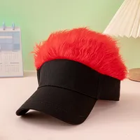 Unisex Cool Style Color Block Curved Eaves Baseball Cap sku image 5