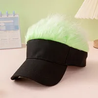 Unisex Cool Style Color Block Curved Eaves Baseball Cap sku image 6