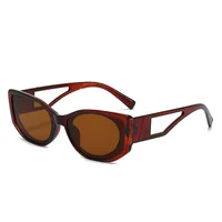 Streetwear Color Block Ac Oval Frame Full Frame Glasses sku image 7