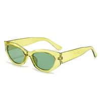 Streetwear Solid Color Ac Special-Shaped Mirror Full Frame Glasses sku image 3