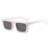 Punk Ethnic Style Solid Color Ac Square Full Frame Glasses main image 4