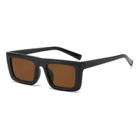 Punk Ethnic Style Solid Color Ac Square Full Frame Glasses main image 5