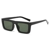 Punk Ethnic Style Solid Color Ac Square Full Frame Glasses sku image 7