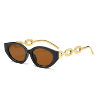 Streetwear Geometric Ac Oval Frame Full Frame Glasses main image 5