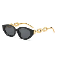 Streetwear Geometric Ac Oval Frame Full Frame Glasses sku image 1