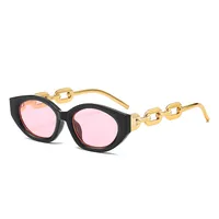 Streetwear Geometric Ac Oval Frame Full Frame Glasses sku image 3