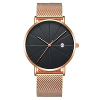 Casual Geometric Buckle Quartz main image 4