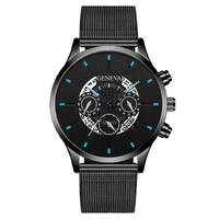 Simple Style Streetwear Color Block Buckle Quartz main image 1