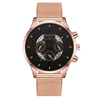 Simple Style Streetwear Color Block Buckle Quartz main image 3