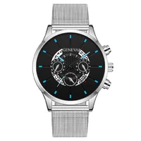 Simple Style Streetwear Color Block Buckle Quartz main image 5