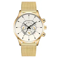 Simple Style Streetwear Color Block Buckle Quartz sku image 9