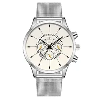 Simple Style Streetwear Color Block Buckle Quartz sku image 11