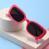 Retro Color Block Acrylic Square Full Frame Glasses main image 1