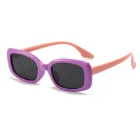 Retro Color Block Acrylic Square Full Frame Glasses main image 4