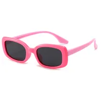 Retro Color Block Acrylic Square Full Frame Glasses sku image 7