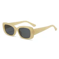 Cartoon Style Sweet Color Block Ac Square Full Frame Glasses sku image 4