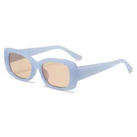 Cartoon Style Sweet Color Block Ac Square Full Frame Glasses sku image 6