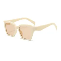 Streetwear Solid Color Ac Square Full Frame Glasses main image 3