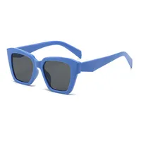 Streetwear Solid Color Ac Square Full Frame Glasses sku image 3