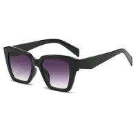 Streetwear Solid Color Ac Square Full Frame Glasses sku image 6