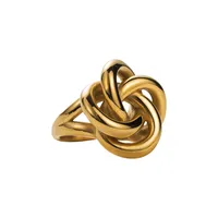 Classic Style Irregular Geometric 304 Stainless Steel Plating 18K Gold Plated Women's Rings main image 6