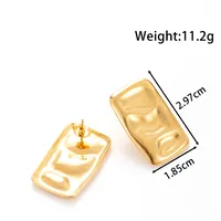 1 Pair French Style Modern Style Heart Shape Bow Knot Plating Titanium Steel Ear Studs sku image 5