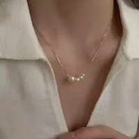 Elegant Bow Knot Imitation Pearl Alloy Plating Women's Necklace sku image 16