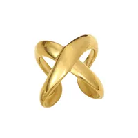 Classic Style Geometric 304 Stainless Steel Plating Unisex Open Rings main image 5