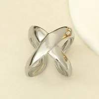 Classic Style Geometric 304 Stainless Steel Plating Unisex Open Rings sku image 8