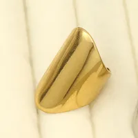 Classic Style Geometric 304 Stainless Steel Plating Unisex Open Rings sku image 9