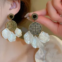 1 Pair Elegant Sweet Flower Bow Knot Imitation Pearl Drop Earrings Ear Studs sku image 14