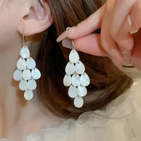 1 Pair Elegant Sweet Flower Bow Knot Imitation Pearl Drop Earrings Ear Studs sku image 32