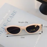 Casual Vacation Solid Color Pc Resin Cat Eye Full Frame Glasses main image 5
