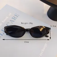 Casual Vacation Solid Color Pc Resin Cat Eye Full Frame Glasses main image 4