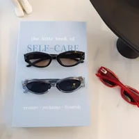 Casual Vacation Solid Color Pc Resin Cat Eye Full Frame Glasses main image 2