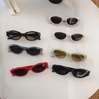 Casual Vacation Solid Color Pc Resin Cat Eye Full Frame Glasses main image 3