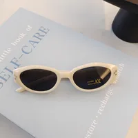Casual Vacation Solid Color Pc Resin Cat Eye Full Frame Glasses sku image 5
