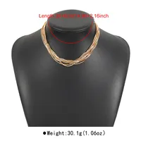Vintage Style Classic Style Solid Color Iron Plating Women's Layered Necklaces main image 2