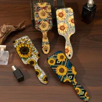 Elegant Retro Sunflower ABS Hair Comb 1 Piece main image 1