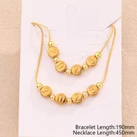 Casual Simple Style Cherry Heart Shape Flower 304 Stainless Steel Copper Polishing Enamel Plating Zircon 18K Gold Plated Women's Jewelry Set sku image 1