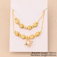 Casual Simple Style Cherry Heart Shape Flower 304 Stainless Steel Copper Polishing Enamel Plating Zircon 18K Gold Plated Women's Jewelry Set main image 6