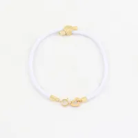 Simple Style Classic Style Round Heart Shape 304 Stainless Steel Nylon Women's Bracelets main image 3