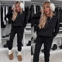 Casual Daily Sports Women's Simple Style Letter Solid Color Cotton Blend Pants Sets Shorts Sets main image 3