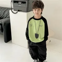 Boy'S Casual Streetwear Letter Solid Color Velvet Polyester main image 2