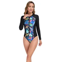 Women's Tropical Leaf 1 Piece One Piece Swimwear main image 4