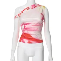 Women's Vest Tank Tops Asymmetrical Elegant Sexy Color Block sku image 1