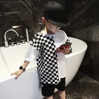Boy'S Casual Simple Style Streetwear Checkered Cotton main image 3